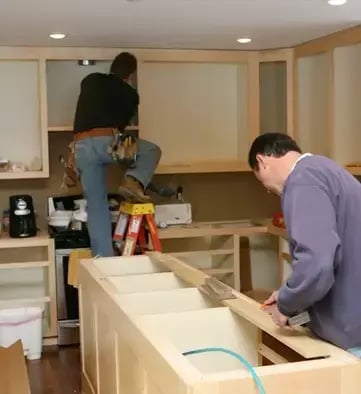instalación de muebles