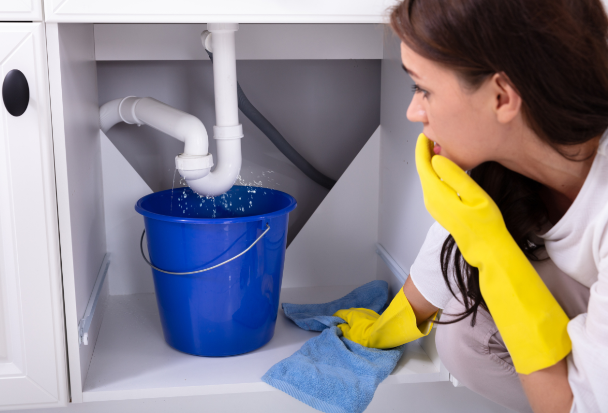 leaking pipe